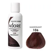 ADORE SEMI PERMANENT HAIR COLOR #106 MAHOGANY 4OZ [ADO00106]