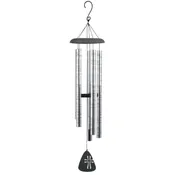 44" LORD'S PRAYER SILVER WIND CHIME