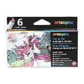 Artesprix Pastel Sublimation Permanent Thermal Heat Transfer Markers (6 ct)