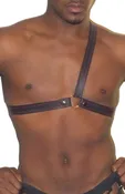 Asymmetrical Leather Harness