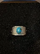 12 Gauge Persian Turquoise Cuff | Terry Martinez