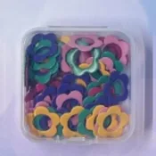 Coley Stitch Marker Rings Metal