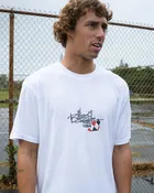 BILLABONG A.I. ARGYLE PREMIUM TEE -WHITE