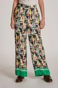 Damenhose aus Viskose im Regular Fit