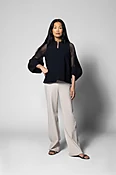 Thara Top - Black Laser