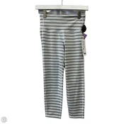 Athletic Capris By Athleta In Grey & White, Size: Xs