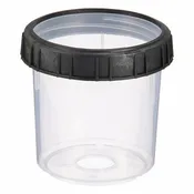 3M 16001 Spray Gun Cup, PPS, Plastic, Collar, 22 fl oz Cup Size Use, PPS Legacy, 8 PK