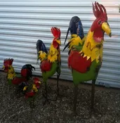 27" High Colorful Rooster