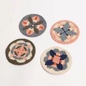 Beaded Form Disco Coaster Set