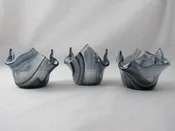 Black & White Baroque Tea Lights