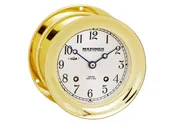 4 1/2" Ship's Bell Clock in Brass - Marines Slogan