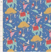 100553 CIRCUS LIFE JUBILEE BLUE TILDA