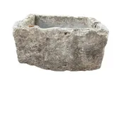 Antique Vintage Limestone Planter