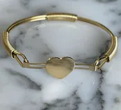 Gold Plated Heart Bracelet