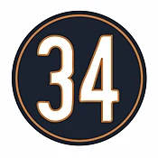 #34 Sticker Navy and Orange