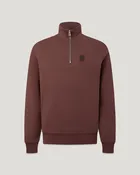 BELSTAFF QUARTER ZIP SWEATSHIRT