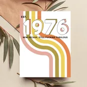 1976 Birthday Card