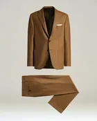 BEIGE SARTORIAL WOOL AND CASHMERE SUIT