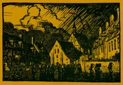 Alms-Houses, Dixmude, Belgium  / 1914