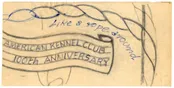 Ralph Dyer Artwork : 2098-2101 American Kennel Club Anniversary