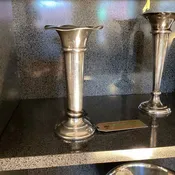 Vintage SLP Trumpet Vase - marked NCS Anchor