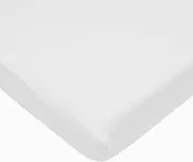 American Baby Playard Value Jersey Sheet - White