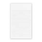 100 Personalized 3 x 5 Cards, Vertical Ruled