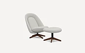 Airmail Chair with Ottoman