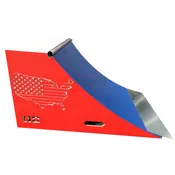 American Flag Quarter Pipe Ramp - 3 Foot Wide