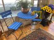 Bistro table with chairs