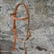 1" Draft Horse Harness Leather Headstall