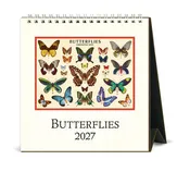 2027 Cavallini & Co. Butterflies Desk Calendar