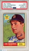 1961 Topps Carl Yastrzemski Star Rookie #287 PSA
