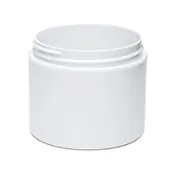 4oz White Jar w/ Lid