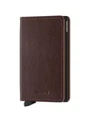 Slim Wallet Veg in Espresso - Brown
