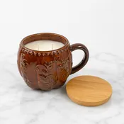 18oz Brown Pumpkin Coffee Cup Candle