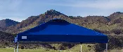 10x10 Blue Vented Replacement Top - 150-D Polyester - POPUPSHADE