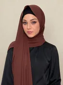 Classic Chiffon Hijab-Cocoa