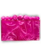 Acrylic Box Marble Top Clutch