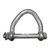 Heavy-Duty Industrial Bolt Style Web Shackle 6-Inch