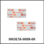 3M Dual Lock Hook/Loop Fastener 2.25 in.