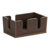 10 3/4" x 7" Mocha HDPE Bar Organizer / Condiment Caddy