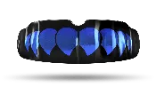 Chrome Midnight Blue Fangs (Black) QuickFIT