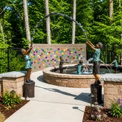 Arbor Children Bronze Statue