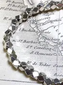 3mm Faceted Indonesian Spacer – Silver Plated