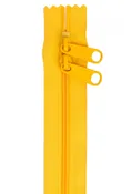 30" Double Slide Handbag Zipper in Buttercup