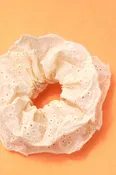 Off White Large Vintage Scrunchie