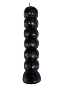 7 Day Black Knob Candle