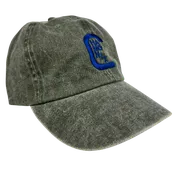 Olive Green Chamonix "C" Stonewashed Denim Hat