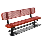 6′ Standard UltraLeisure Bench with Back